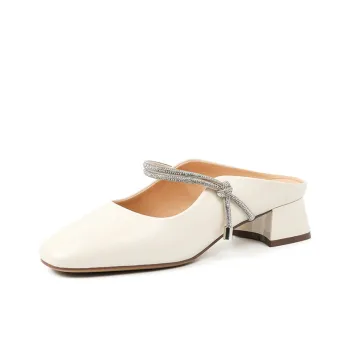 DAPHNE Rubber Sole Slip Resistant Closed Toe Slippers Women's