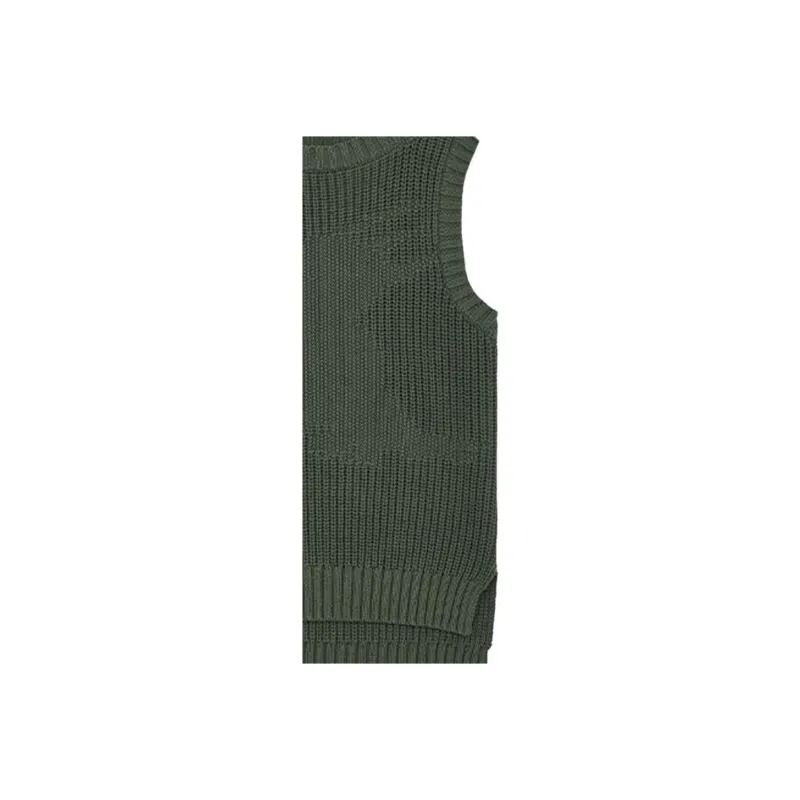 WE11DONE Vest Unisex Army Green-2