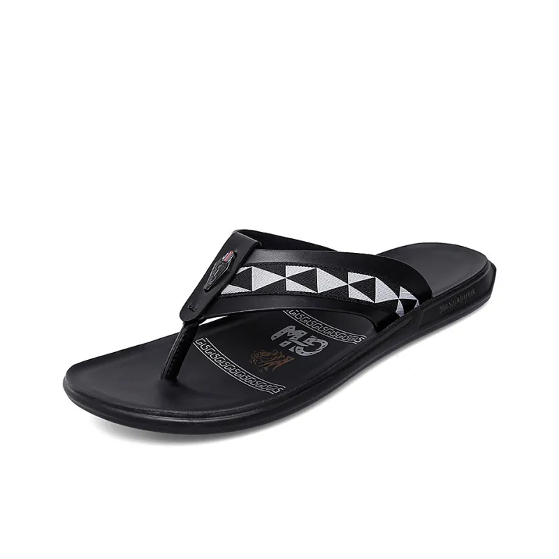 XIMO BULL Flip Flops Men's Black-5