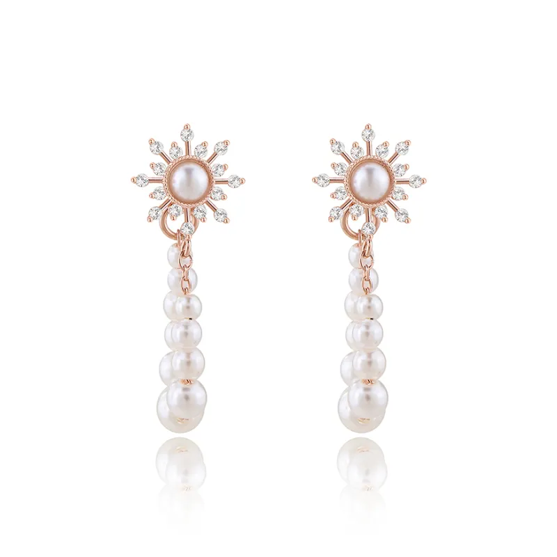 AJIDOU S925 Silver Earrings Women's-1