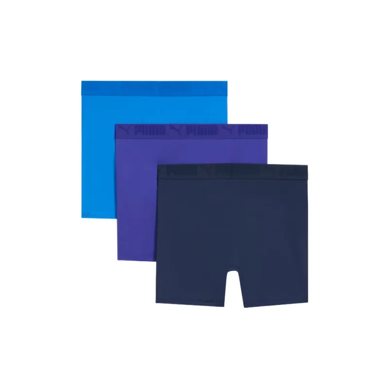 PUMA Men's Athletic Fit Boxer Briefs 3 Pack-3