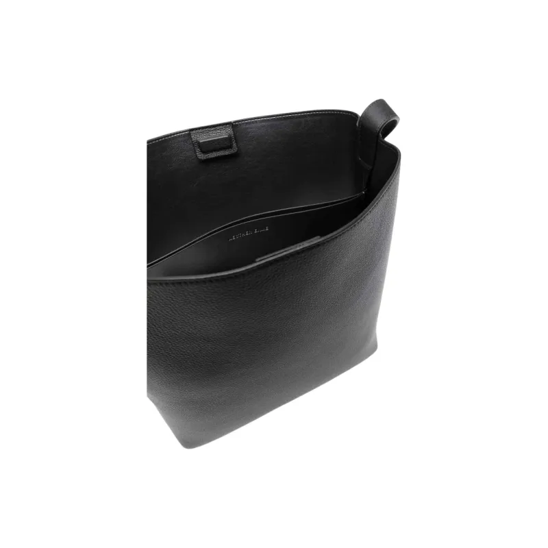 AESTHER EKME Cow Leather Handbag, Shoulder Bag Women's Black-2