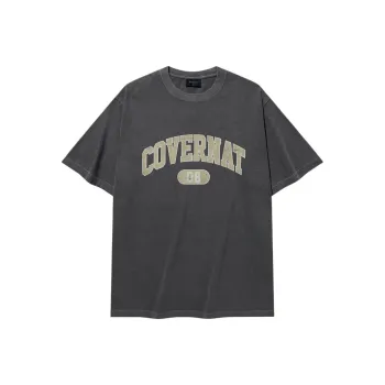 COVERNAT SS25 T Shirt Men's Charcoal Gray