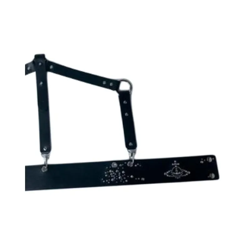 Vivienne Westwood Calfskin Belt Women's Black -2