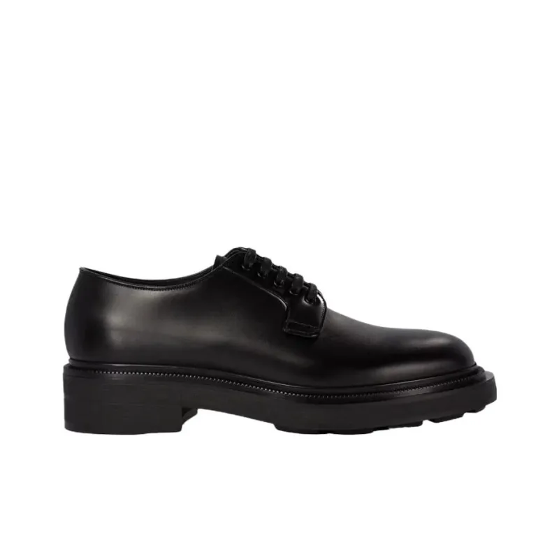 PRADA Dress Shoes Men Low Top Black-1