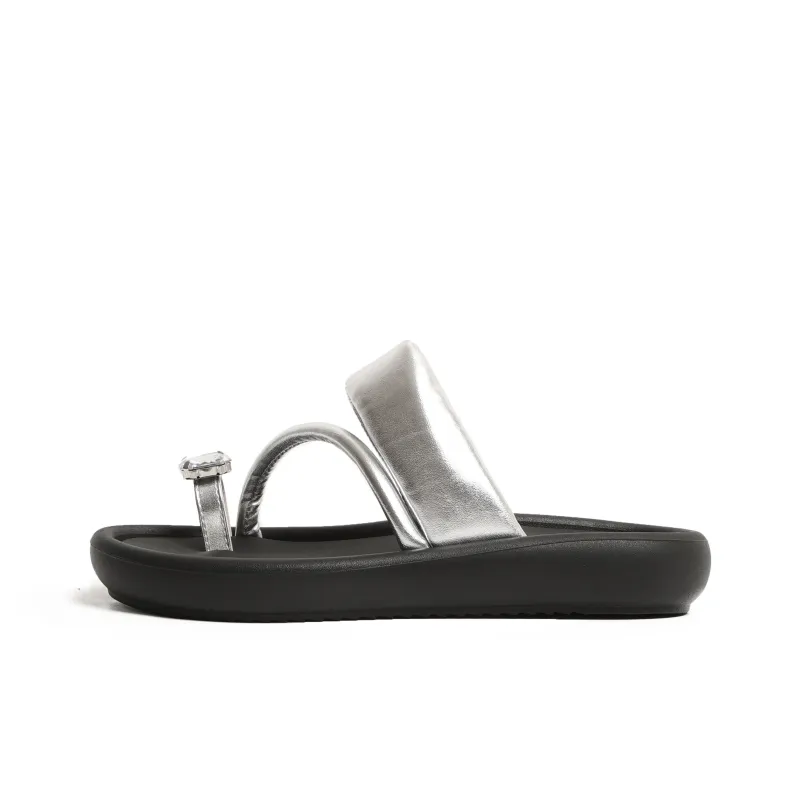 NUNZ Rubber Sole Odor Resistant Slide Slippers Women's-0