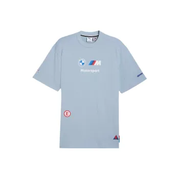 PUMA BMW M Motorsport T Shirt Men's Sky Blue