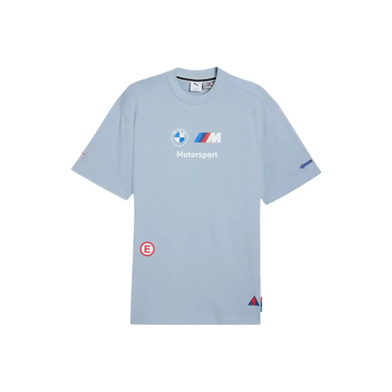 PUMA BMW M Motorsport T Shirt Men's Sky Blue-0