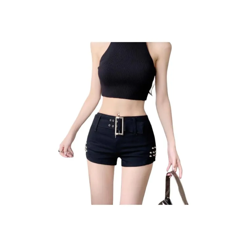GOSO Denim Shorts Women's Black-0