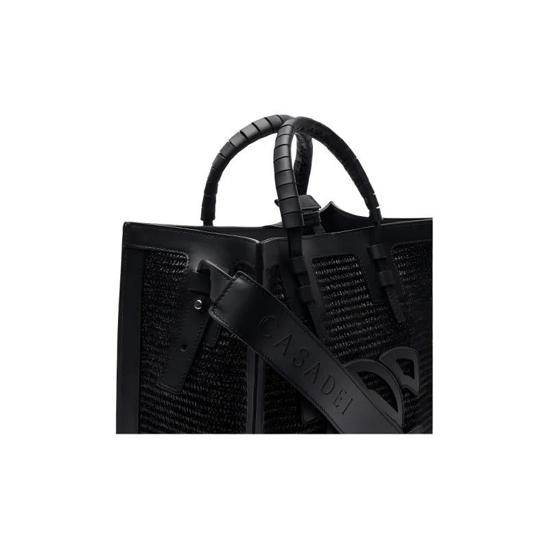Casadei Baurivage Woven Top Handle Bag-3