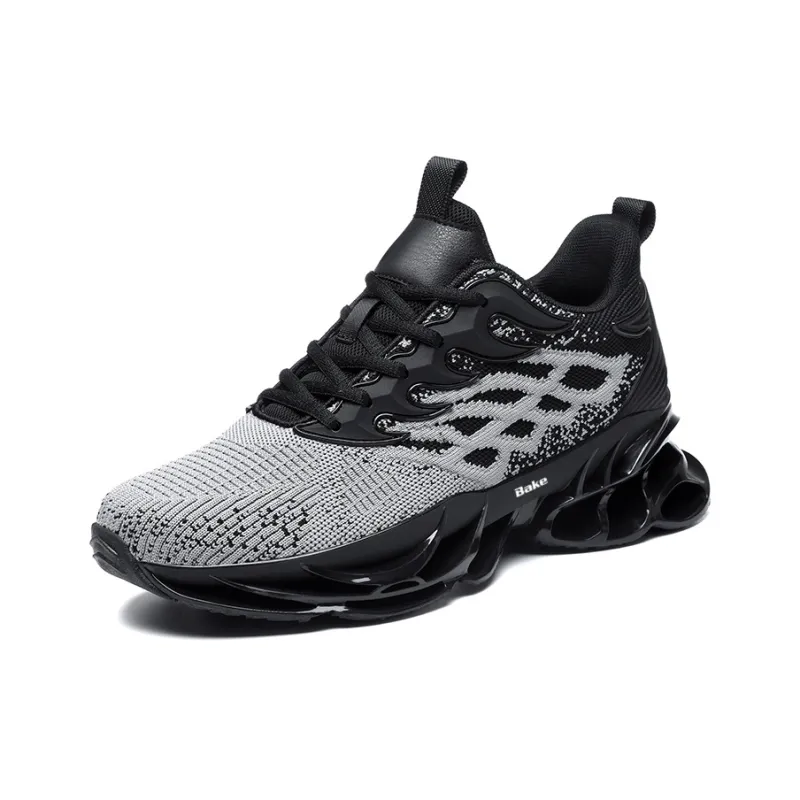 BAKE Shock Absorbers With Slip Resistant And Abrasion Resistant Properties Low Top Casual Shoes Men's-5