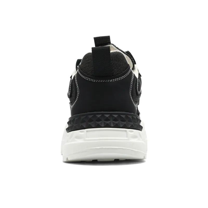 NAVIGARE Height Increasing Low Top Casual Shoes Men's Black-4
