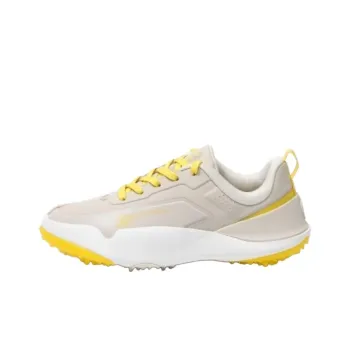 GFORE Slip Resistant, Abrasion Resistant, Waterproof Low Top Golf Shoes Men's Ivory White