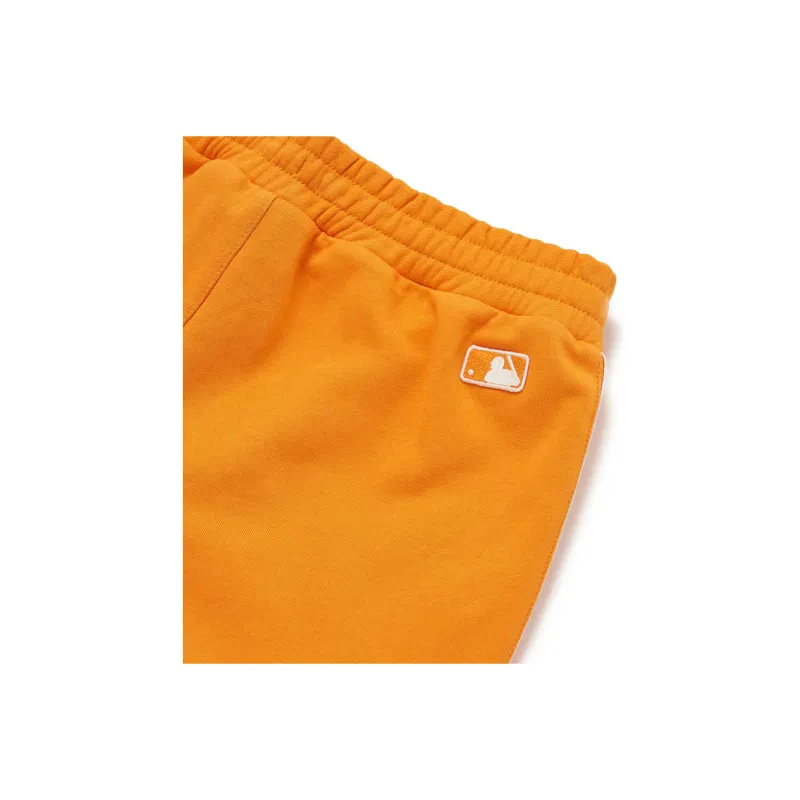 MLB San Francisco Giants MLB Checkerboard Casual Shorts Unisex Orange-3