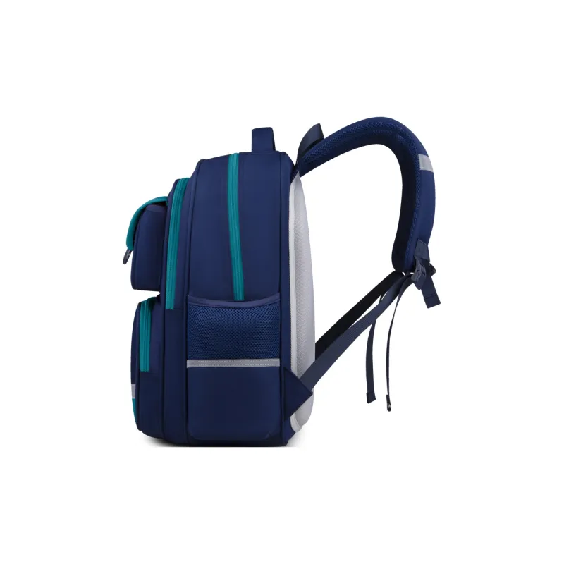 EDISON Oxford Student Bag Regular Kids' Blue Green/Blue Red/Blue Yellow/Blue Pink/Cyan Purple-3