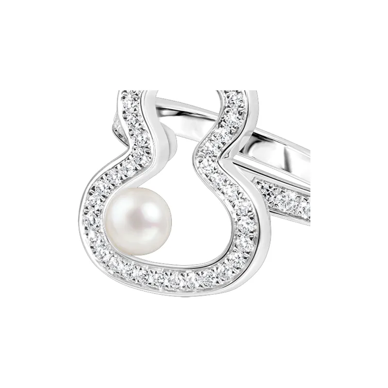 Qeelin 18K White Gold Rings Women's Silver-1