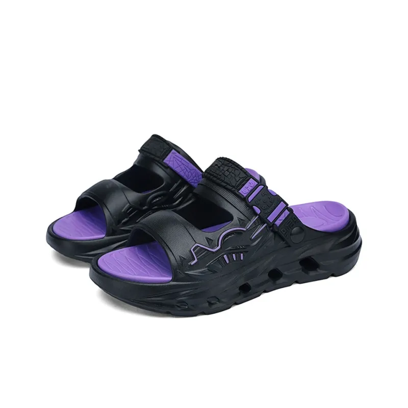 HACKBUTEER Beach Sandals Men Gray/Green/Beige/Brown/Black/Purple-8