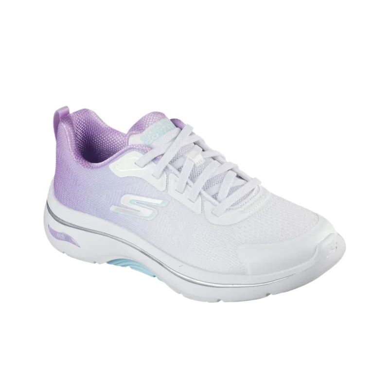 Skechers GO Walk Arch Fit 2.0 Low Top Casual Shoes Women's Purple-3