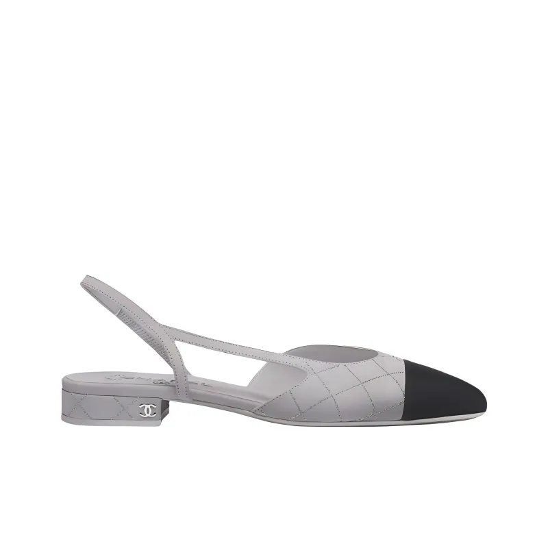 CHANEL 25C Pre Spring Vacation Collection Casual Single Shoes Women's Gray-1