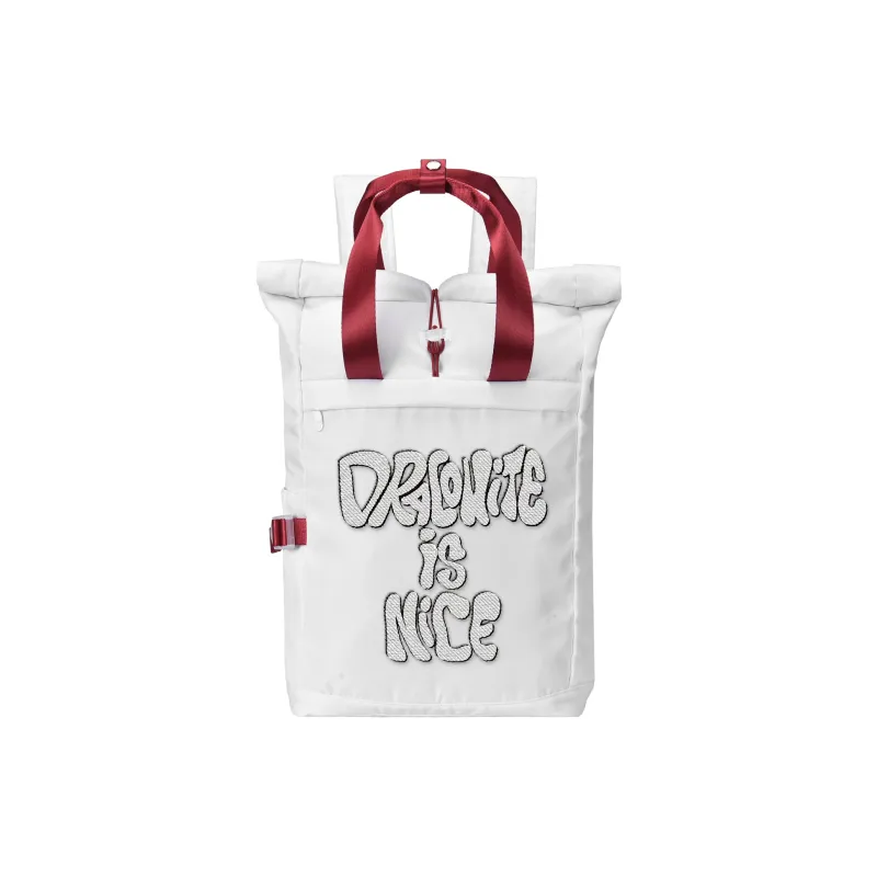 DRACONITE Polyester Backpack Unisex White-0