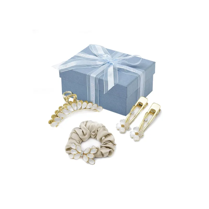 ROYALSASA Alloy, Faux Pearl Hair Clips Women's-2