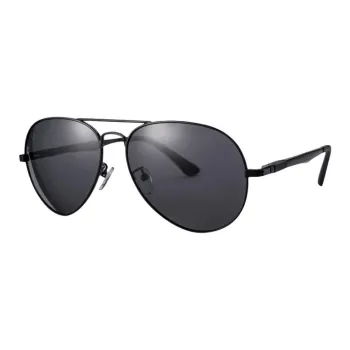 VEGOOS Metal Aviator Sunglasses Men's Gunmetal