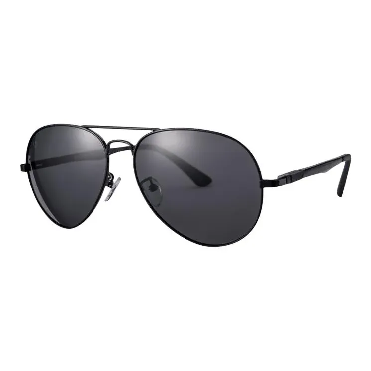 VEGOOS Metal Aviator Sunglasses Men's Gunmetal-0