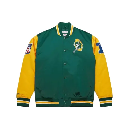 Mitchell & Ness Primetime Baseball Jacket Men's Green