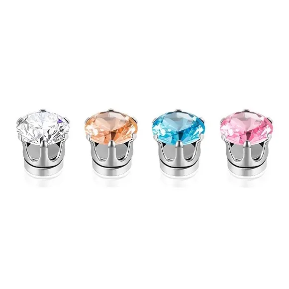 Daisy Dream Titanium Steel Clip On Earrings Unisex-0