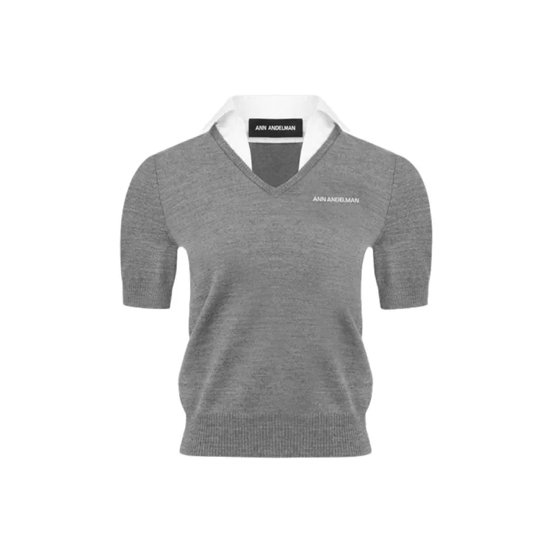 Ann Andelman T Shirts Women's Gray-0