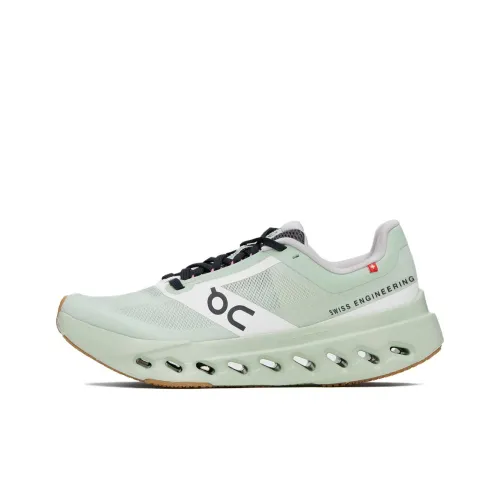 On Cloudsurfer Next Cushioning, Wear Resistant Low Top Casual Running Shoes Unisex Green