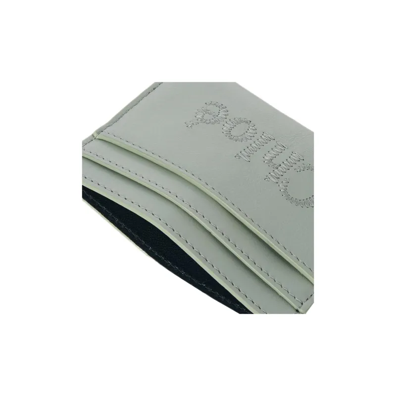Chloe Glossy Calfskin Card Holder Card Holder Women's Gulf Green-4