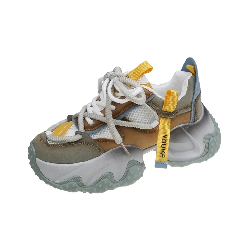 Dragon Dance Breathable Low Top Chunky Sneakers Women's-4