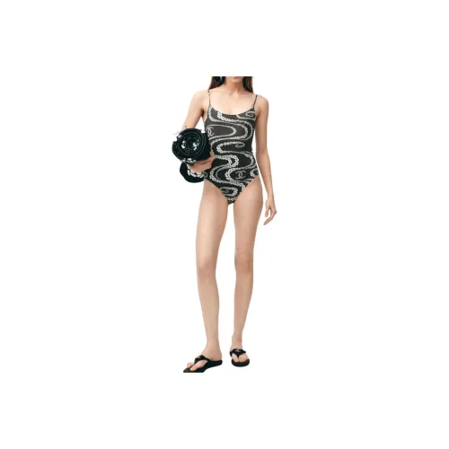 CHANEL One piece Swimsuit Women's Black