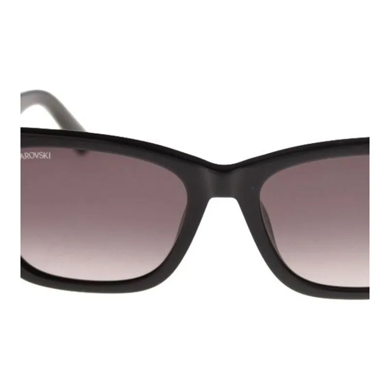 Swarovski Acetate Cat Eye Sunglasses Women's Black-1