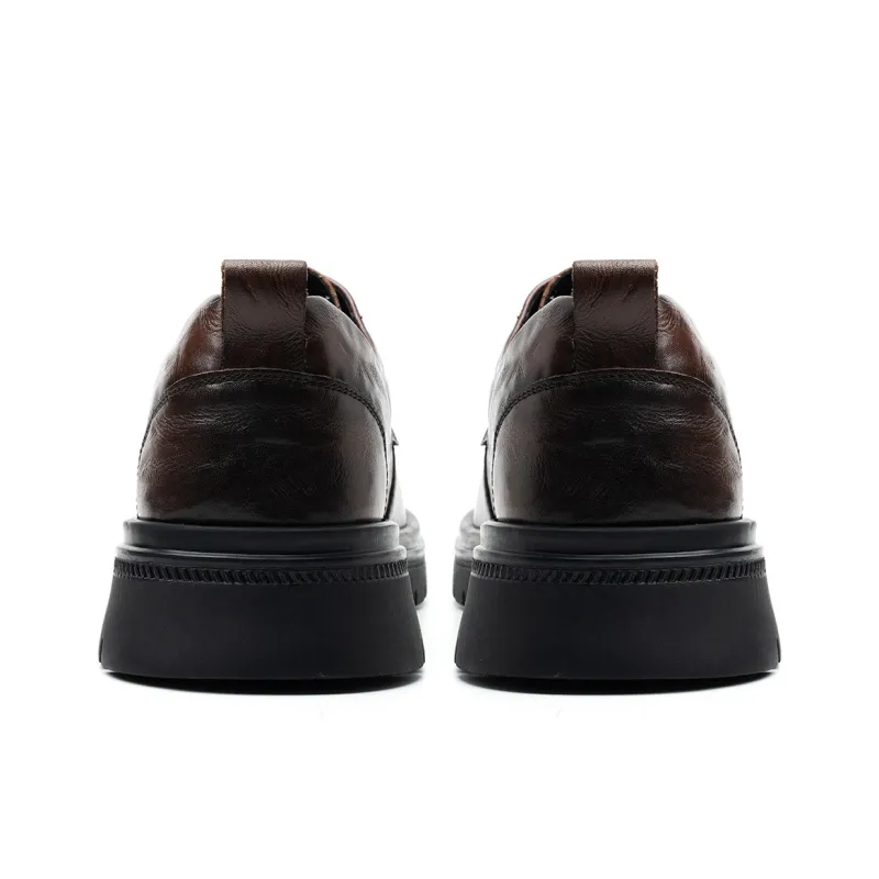 FED Men's Casual Shoes Men Low Top Black/Brown-10
