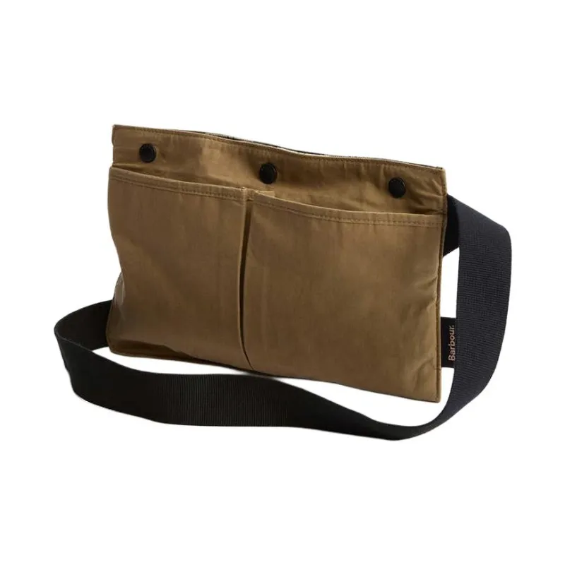 BARBOUR Cotton Shoulder Bag, Crossbody Bag Unisex Tawny-1