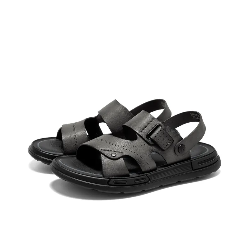 Spider King Beach Sandals Men's Gray-3