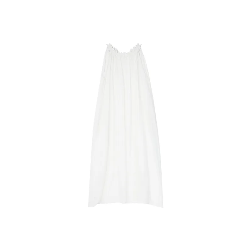 Wen Shan Slip Dress Women's White-0