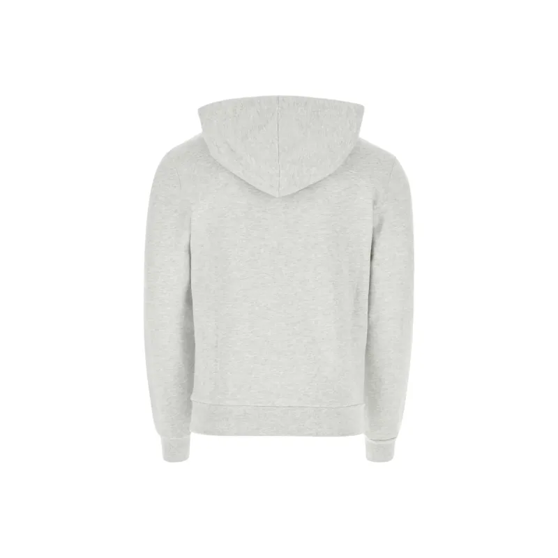 A.P.C Logo embroidered Organic Cotton Hoodie-1