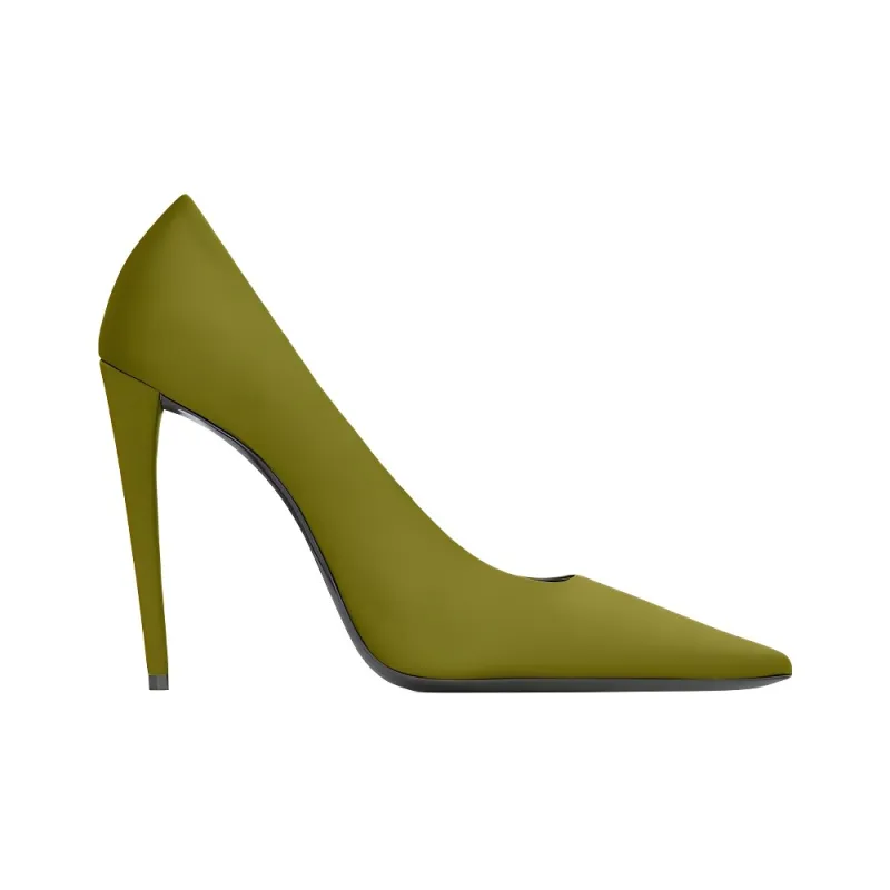 SAINT LAURENT Monceau Pointed Toe Pumps-1