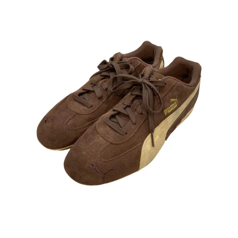 BEAUTY&YOUTH x PUMA Speedcat Anti Slip Wear Resistant Low Top Casual Shoes Unisex Beige Brown-1