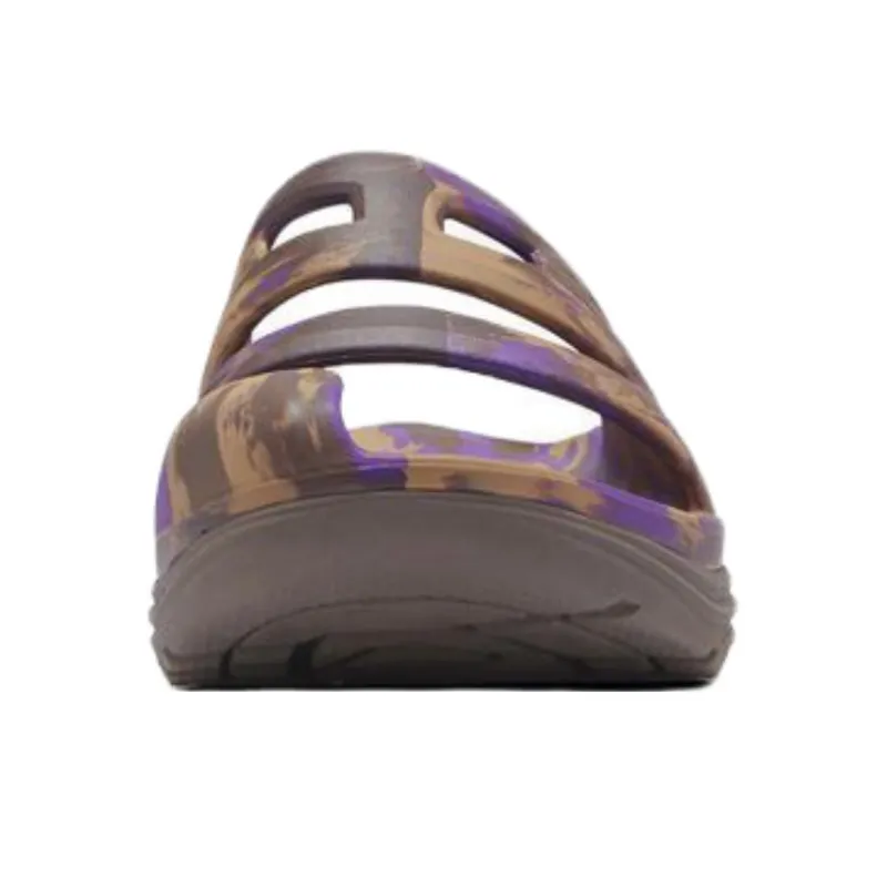 THE NORTH FACE Reactive Slide Abrasion Resistant Cushioning Slide Slippers Unisex Brown Purple-4
