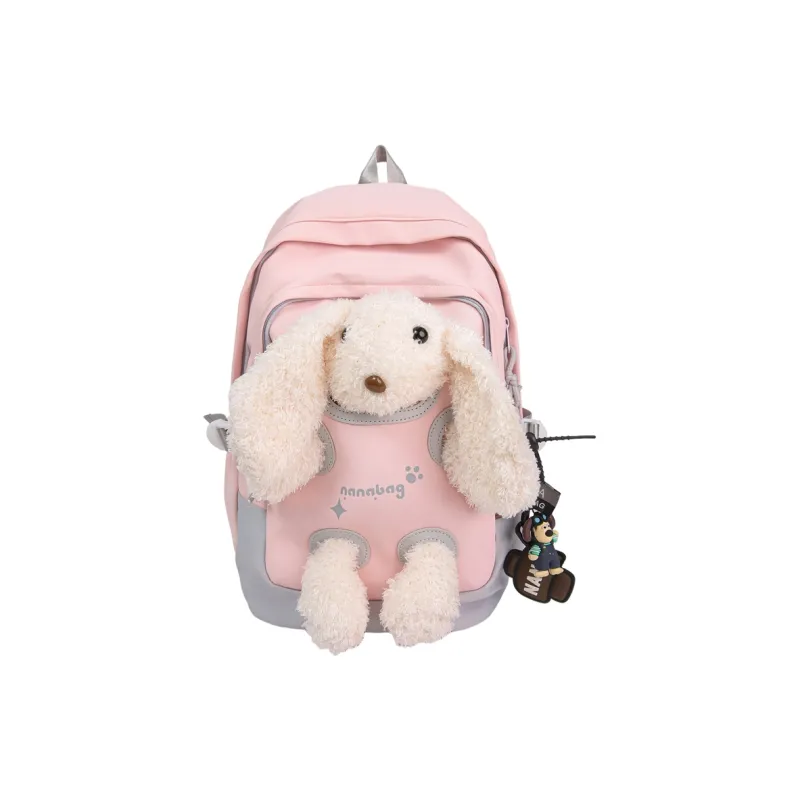 Travel Nylon Backpack Regular Unisex Multicolor-7