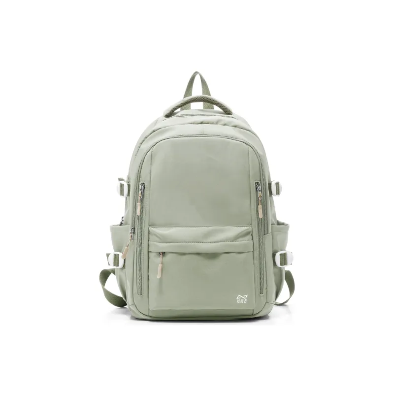 KEYSTREET Fabric Backpack Unisex Burgundy/White & Blue/Green/Blue-14