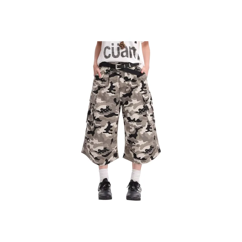 T-IRA Cargo Shorts Unisex Camouflage-0