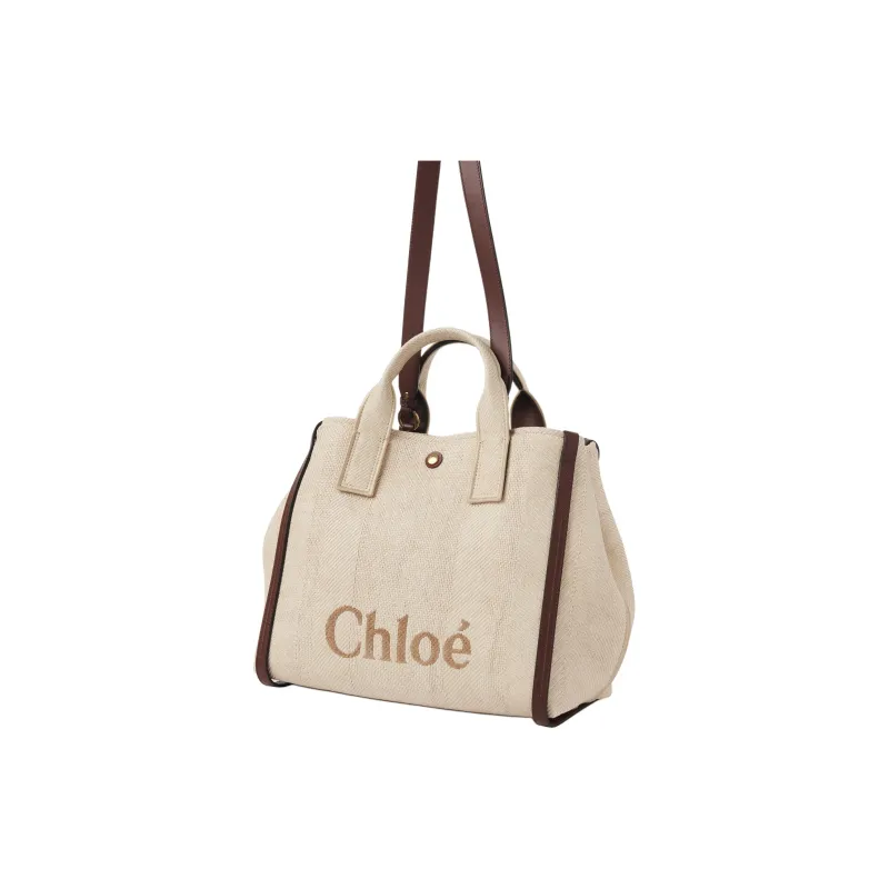 Chloe Cotton Tote Bag, Shopping Bag, Shoulder Bag, Handbag Women's Hot Sand-2