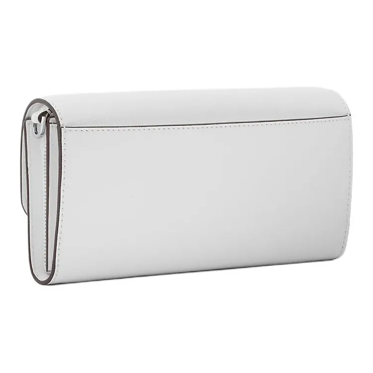 MICHAEL KORS Jet Set Saffiano Leather Crossbody Bag, Shoulder Bag Tubas Women's White-1