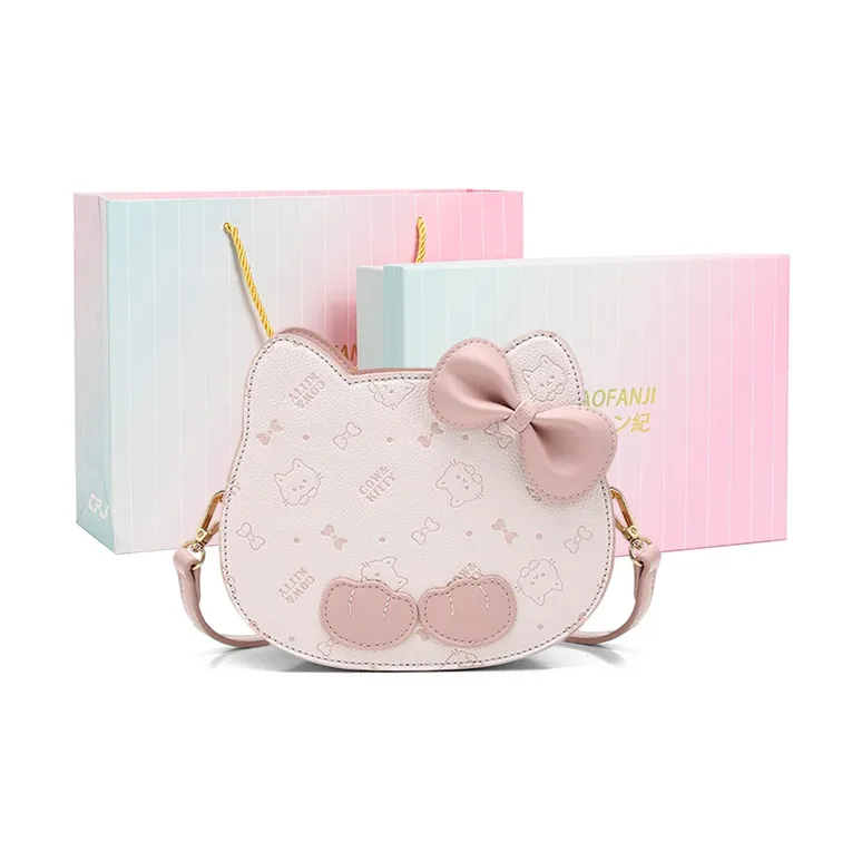 CHAOFANJI PU Shoulder Bag, Crossbody Bag Women's Cherry Blossom Pink-0