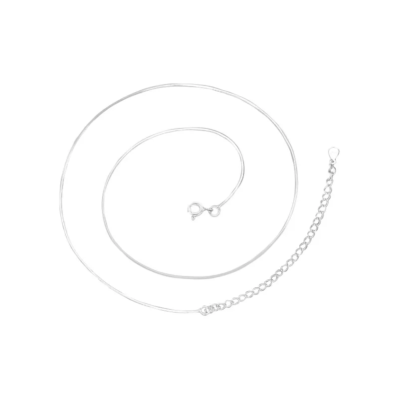 Lang Wind S925 Silver Necklaces Unisex-0